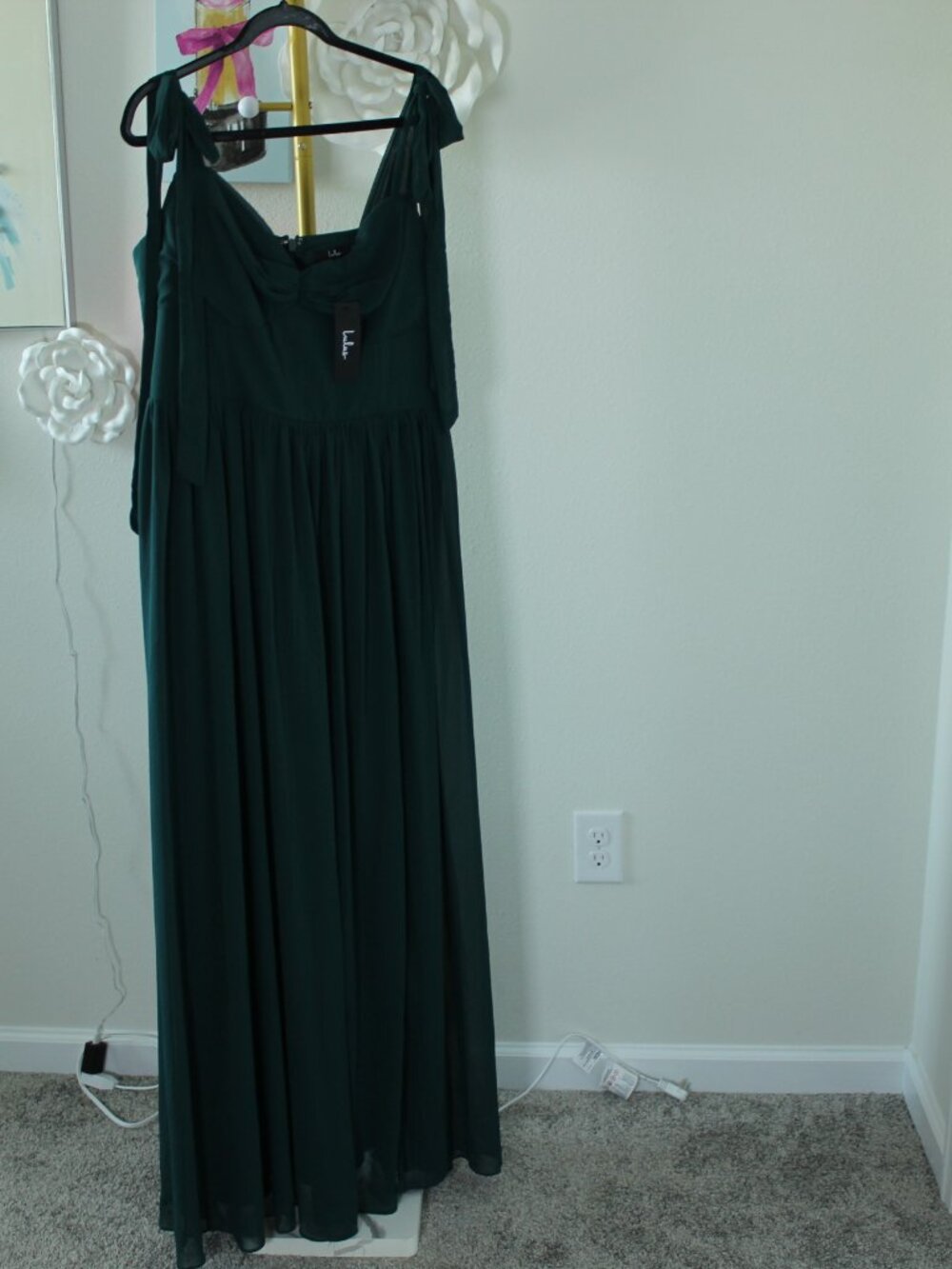 Lulus Tie Strap Formal dress